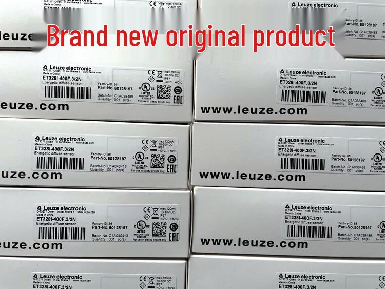 

Genuine LEUZE ET328I Photoelectric Switch (400F/2N 400F/4P), German-Made Model 1