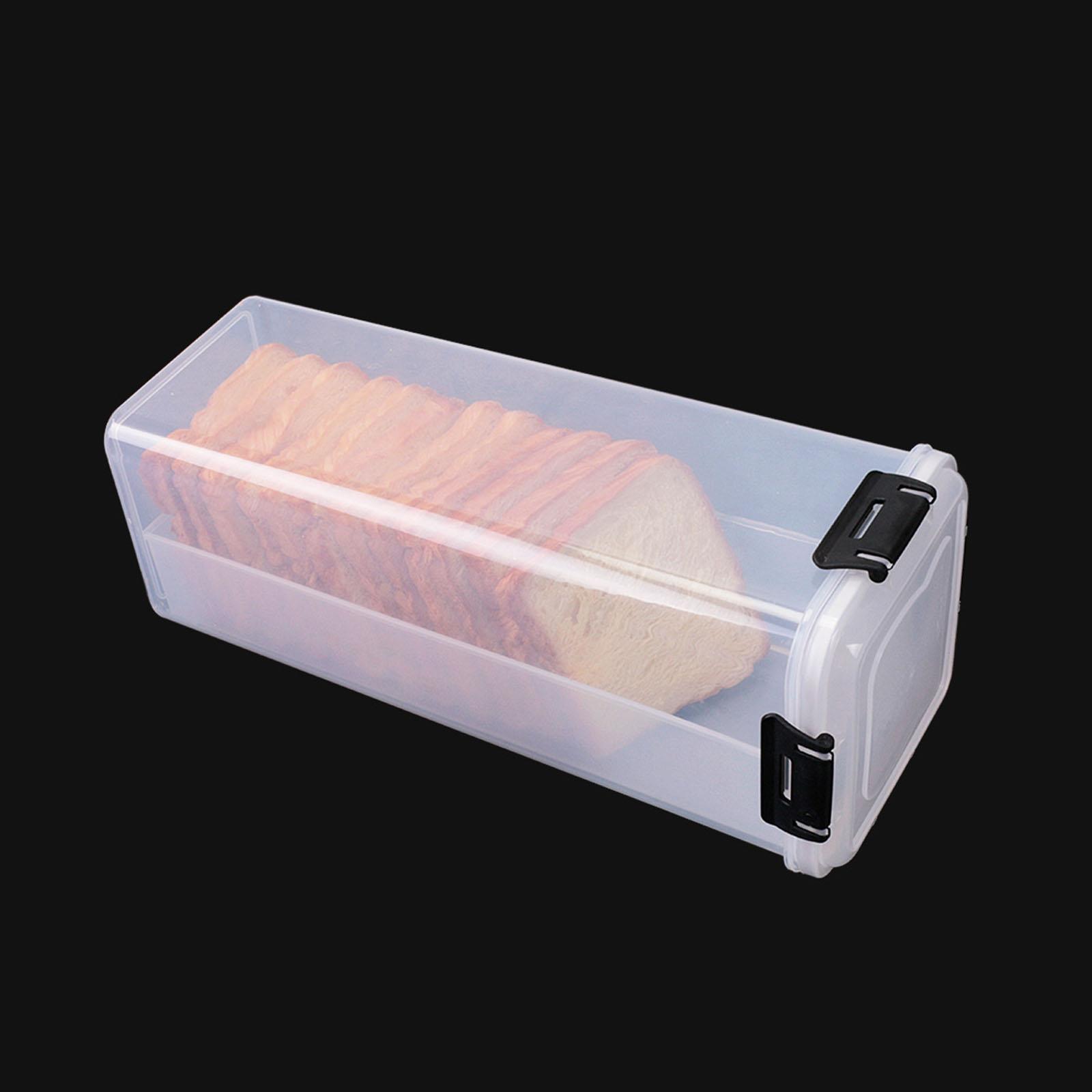 

Storage Box, Bread Fresh-Keeping Container, Sealed Bread Storage Jar, Multipurpose Organizer, Kitchen Food Storage Box One Size
