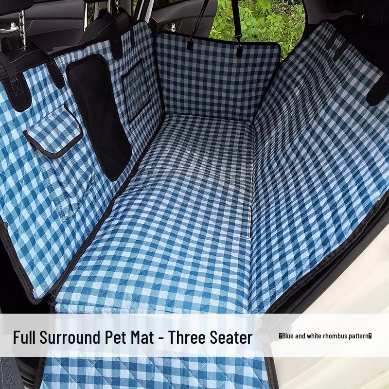 Anti-Dirty Dog Car Seat Cushion & Mat - Pet Bed for Rear Seat