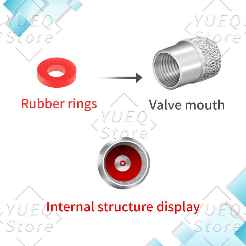 4Pcs Car Wheel Tire Waterproof Airdust Valve Caps Tyre Air Aluminum Stem For Toyota GR Sport Yaris Corolla Hilux Supra C-HR