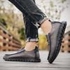 Handmade Men Casual Shoes Soft Leather Soft Sole Breathable Mens Sneakers Luxury Design Non-Slip Outdoor Mens Shoes