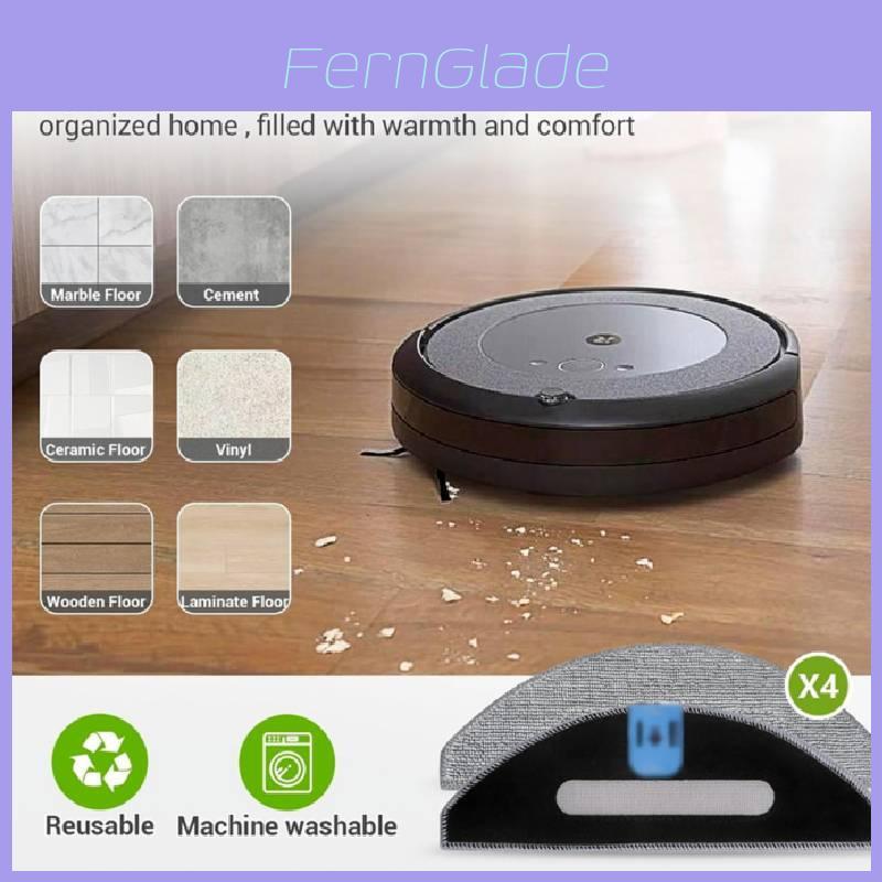 For Irobot Roomba I5 I5 J5 J5 Plus Reusable Mop Cloth For Home Floor Cleaning