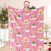 Christmas pine tree gifts Printed Blanket for Sofa Travel Camping Living Room Office Conditioning Blanket for All Seasons Gifts