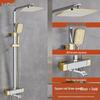 Thermostatic Shower Set with One-Touch Temp Lock & Boost Shower Head