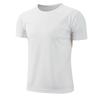 Summer Men's Quick Dry T-shirt Breathable Lightweight Sports Tees Round Neck Solid Color Short Sleev… More