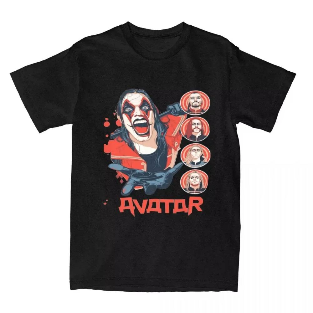 Pánské Dámské Heavy Metalová Kapela Avatar Trička Merch Johannes Eckerstrom Tričko Oblečení Vintage Tričko Novinka