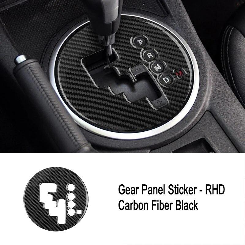 Carbon Fiber For Mazda Mx-5 Miata Nc 2009-2015 Car Transmission Shift Panel Sticker Performance Trim Decals Interior Accessories