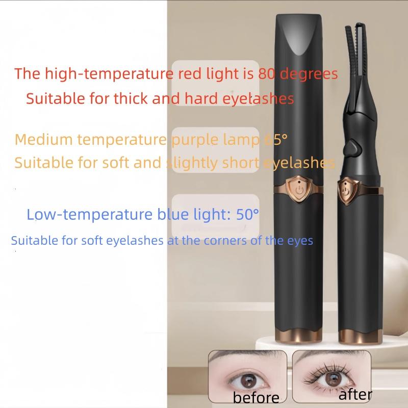 

Electric Heated Eyelash Curler – USB Rechargeable Lash Curling Tool with Warm Heat for Natural-Looking, Longer-Lasting Curl, Compact & Travel-Friendly