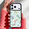 Floral Colorful Dragonfly Phone Case for iPhone 17 16 15 14 13 Pro Max Back Cover for 12 11 Pro Coque