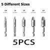 Damaged Screw Extractor Drill Bit Set 1/4 Inch Hex Shank Damaged Bolt Screw Stud Extractor Extractor