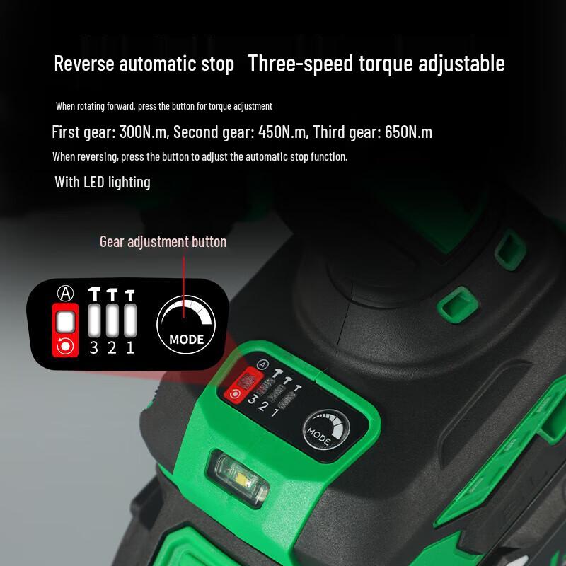 Ruiba Cordless Brushless Impact Wrench