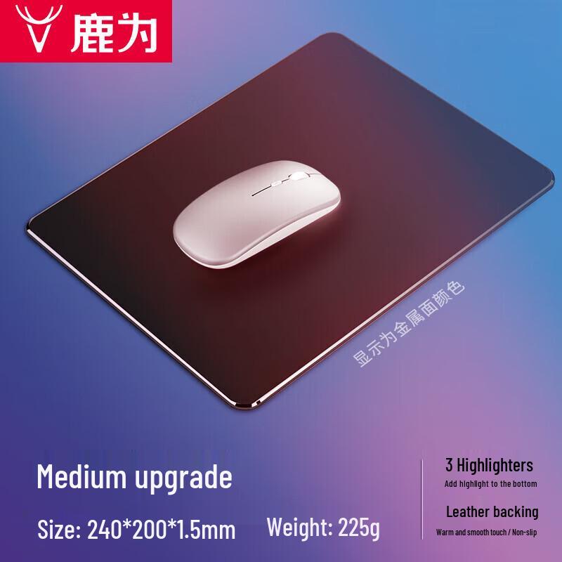 Luwei Aluminum Alloy Gaming and Office Mouse Pad