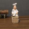 Handwerk Bauernhaus Konditorei Dekoration Simulierte Küchenchef-Figur Festival Dekoration