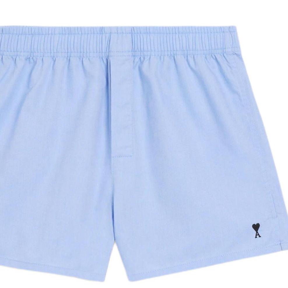 AMIPARIS Embroidered Logo Loose Fit Three-Quarter Casual Shorts Men shorts HUN206CO0224-484