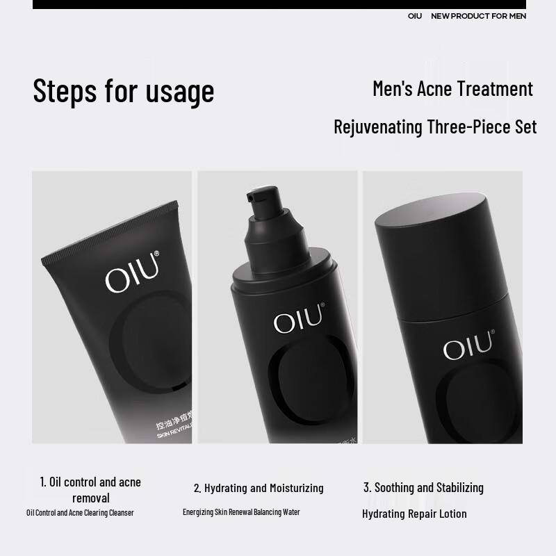 OIU Men's Rejuvenating Skincare Gift Set