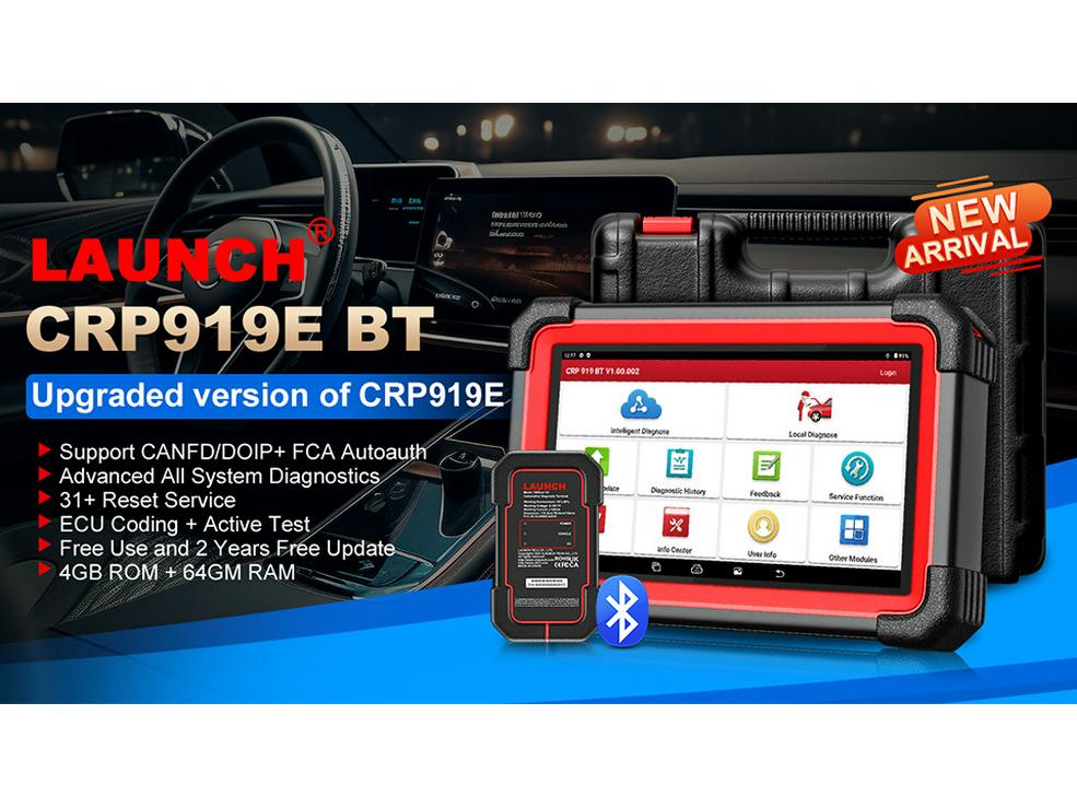 LAUNCH CRP919E BT Auto-Diagnosetool - Mehrsprachige Übersee-Edition