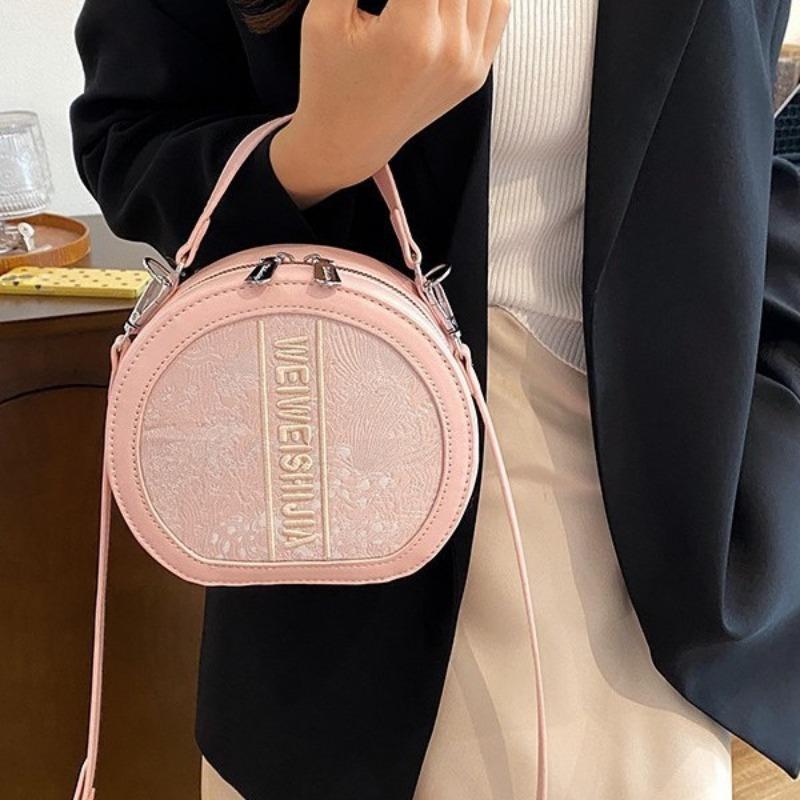 Popular Small Bags Spring New Fashion Versatile Messenger Bags Summer Portable Small Round Bags
