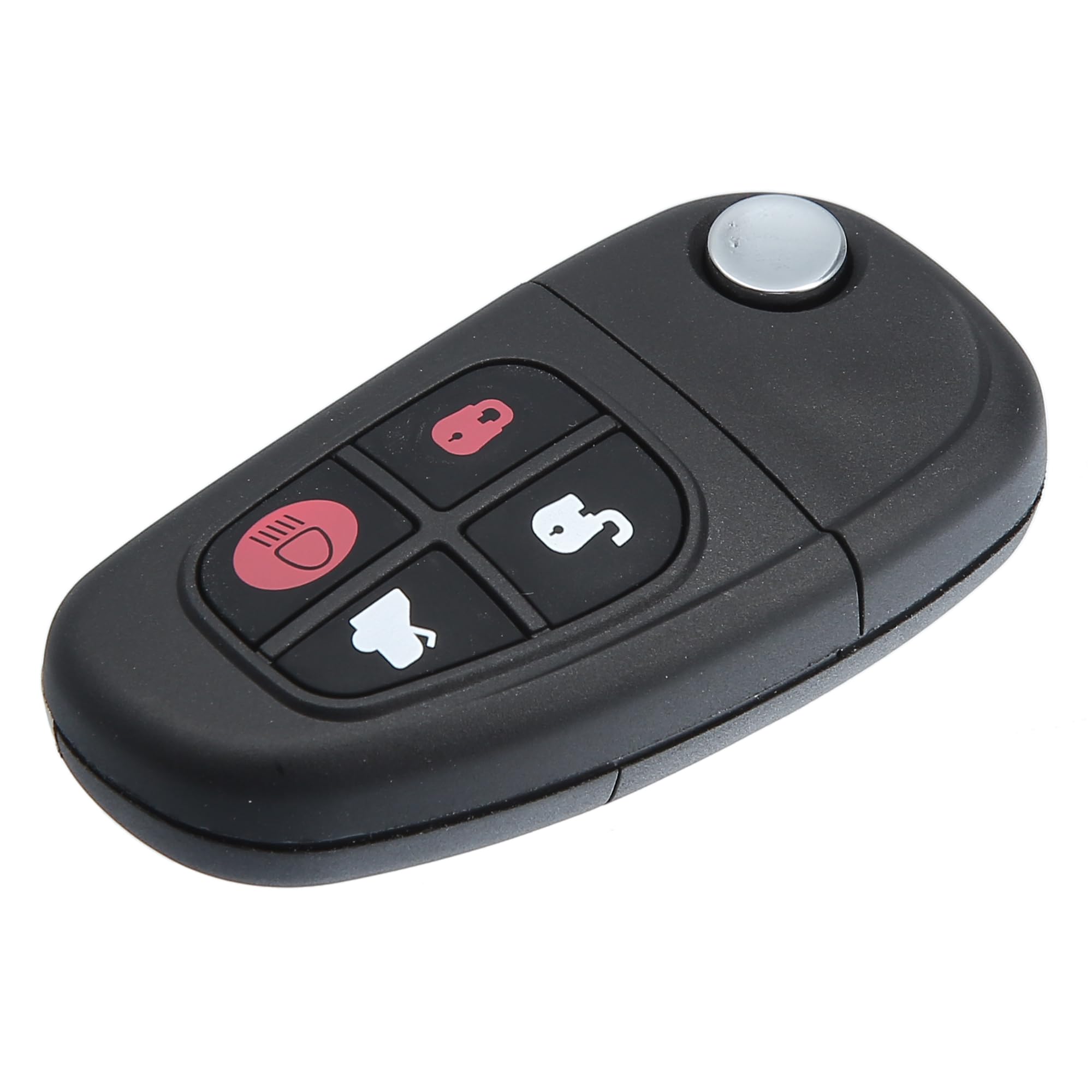 ACROPIX 4 Button Keyless Entry Remote Key Fob Shell Case серебряный