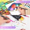 1PACK Double Head Watercolor Pen Soft Head Marker Children's Washable Art Color Pen Adult Books Cards Painting Craft Set, Teacher's Office Supplies