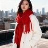 Autumn and winter plaid scarf women's winter high-end sense new versatile warm couple scarf shawl Korean explosion
