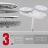 CLEANHOME Cordless Rotating Mop 2 Microfiber for Electric for Floor for Wet and Dry White Cleaner, Cloths, Mops, Cleaning, Use,