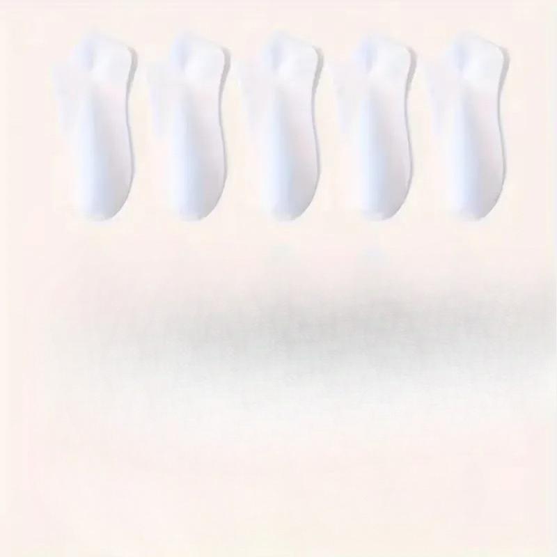 5pairs Unisex Comfort-Fit Ankle Socks for All, Breathable & Lightweight - Ideal for Sports & Daily Wear Women Socks