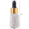 Creative Empty Perfume Bottle Rhinestone Perfume Container Gift Mini Dropper Bottles  Handicraft