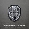 Escape from Tarkov Ultra Fine Weave Mark Velcro game merchandise armband creative Black Fox morale badge Knight badge sticker