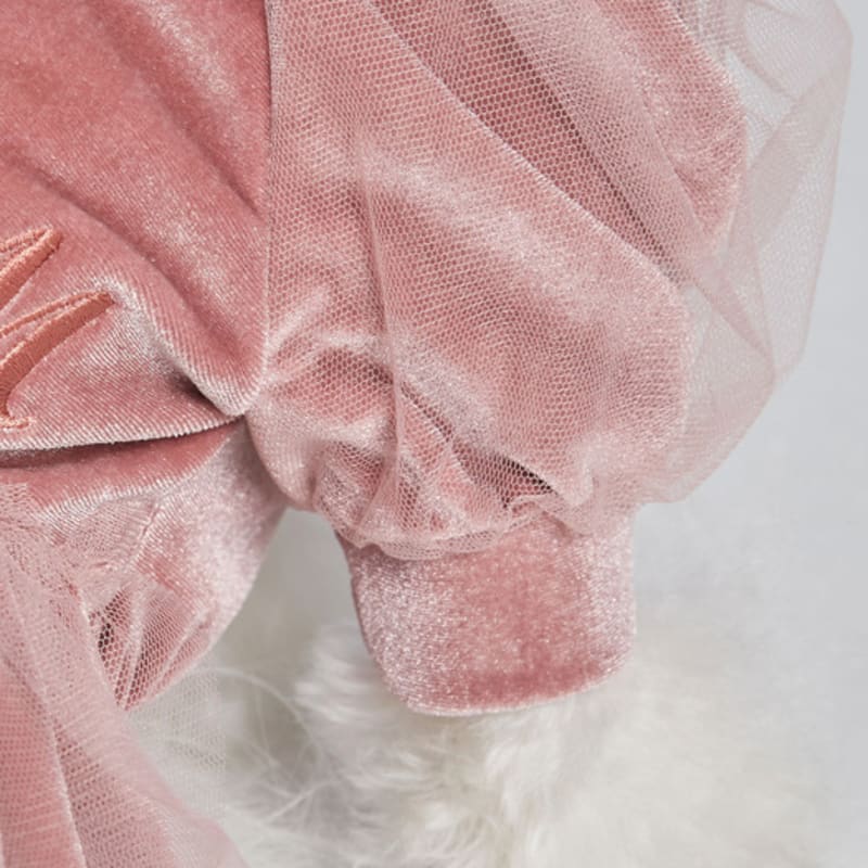 MIMINKO Velvet Puff Shag Dress [DW3WO1580]