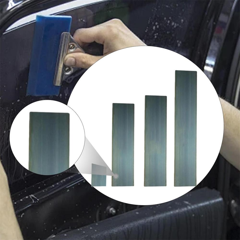 4 Pieces Car Body Filler Spreader Film Scraper For Filler Putty Glazing
