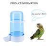 2 Pack Bird Water Dispenser for Cage Parakeet Feeder and Drinker Set for Parrot