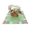 Lovebirds 3D Greeting Card Handcraft Repeatable Folding Exquisite Valentines Day Greeting Cards for