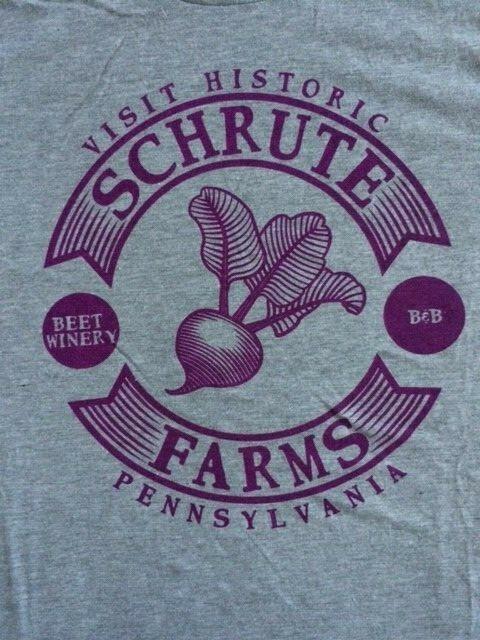 The Office TV Show Schrute Farms T-shirt Official Licensed NEW Unworn Dwight Unisex T-Shirt L