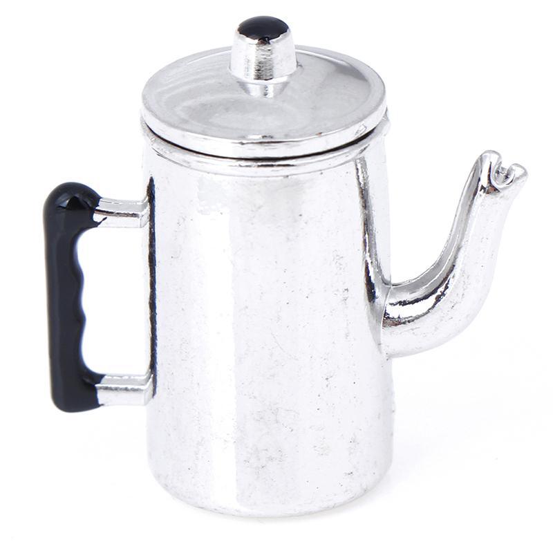 Miniatur Lebensmittel Spielszene Modell Kreatives Puppenhaus Zubehör Mini Alter Wasserkocher