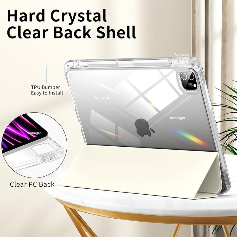 For  iPad 11th A16 Case Air11 13'' iPad 10th 9th 8th Gen 10.2 10.5 iPad Pro11 M4 Air4 5 10.9in 12.9 M2 M3 Pencil Holder Case