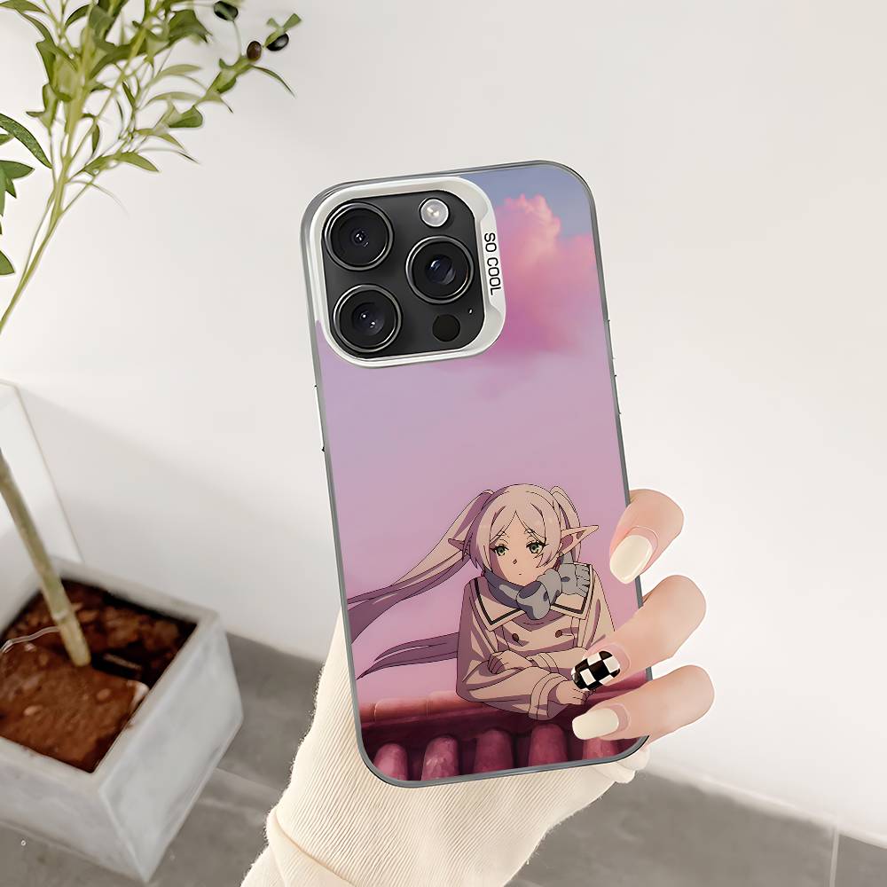 

Чохол для телефону Frieren для iPhone 17 16 15 14 13 12 11 Pro Max Plus Колір Ударостійкий Задній Срібляста Кришка iphone13