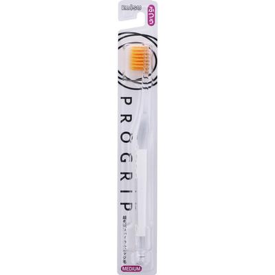 מברשת שיניים EBiS Pro Grip "מברשות שיניים רגילות למחלות חניכיים משתמשות בקצות הזיפים כדי לצחצח בתנועות קטנות וקלות. אל תשתמשו ביותר מדי