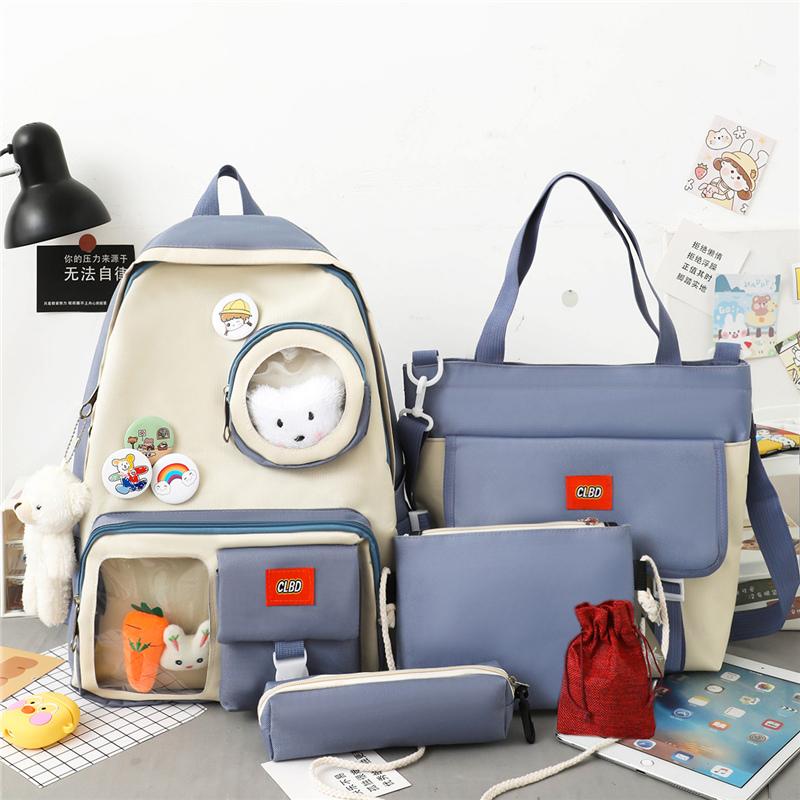 Carino impermeabile donna zaino da viaggio femmina borsa da viaggio  semplice borsa da scuola per ragazze adolescenti libro Mochilas backpack  set acquista in modo economico — spedizione gratuita, recensioni reali con  foto —