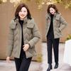 Short Down Padded Clothes, Women's Padded Jackets, Middle-aged Mother's Winter Clothes, Fattened and Enlarged Size Padded Clothes, Warm and Thickened