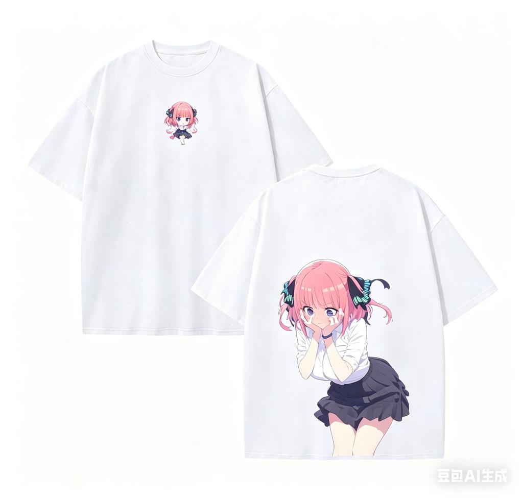 The Quintessential Quintuplets Nino Nakano Classic Cotton TShirt New Personalized Clothing Loose Fit AllSeason