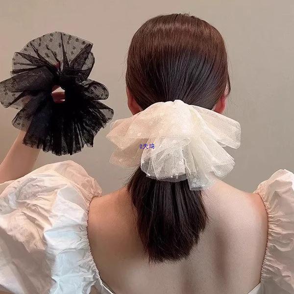 Lace Mesh Scrunchie: Women's Hair Tie & Headband Accessory