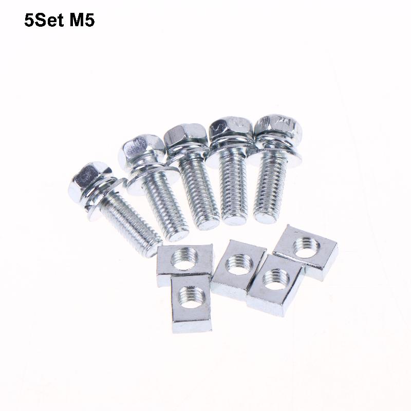 Universal Motorcycle Battery Terminal Nut And Bolt Screws M5X10Mm M6X12Mm For 4Ah 5Ah 6Ah 7Ah Scooter Atv Dirt Bike