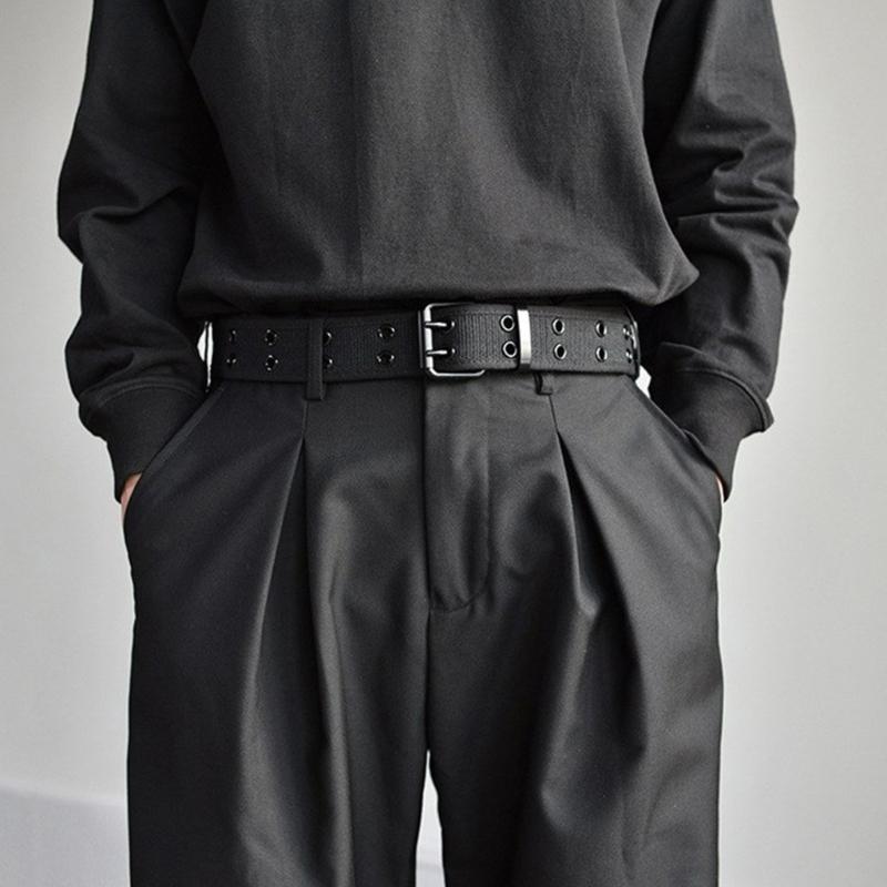 Woven Fabric Wide Belt for Work Pants Jeans Adult Sport Wear Fashion Waistband