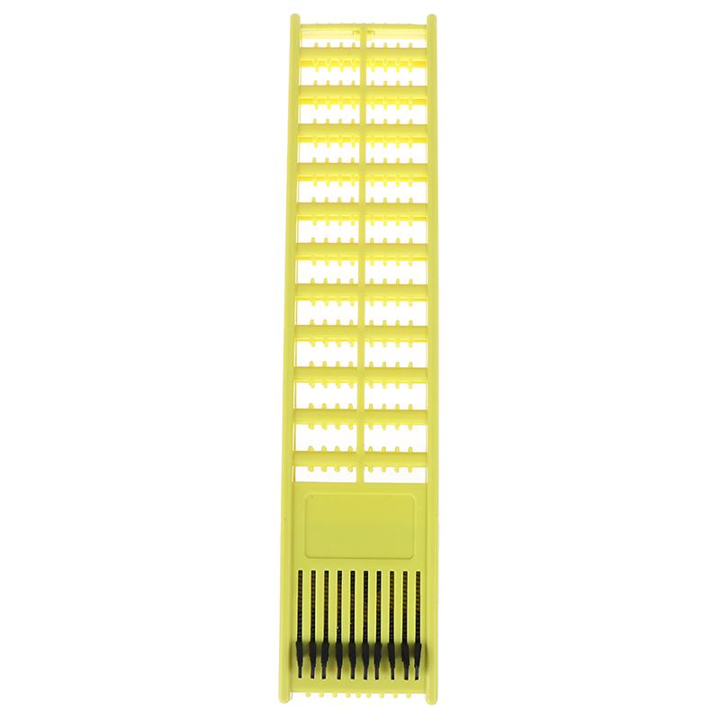 

1Pc Fishing Rig Board Plastic Double Side Spring Hooks Storage Catch Holder