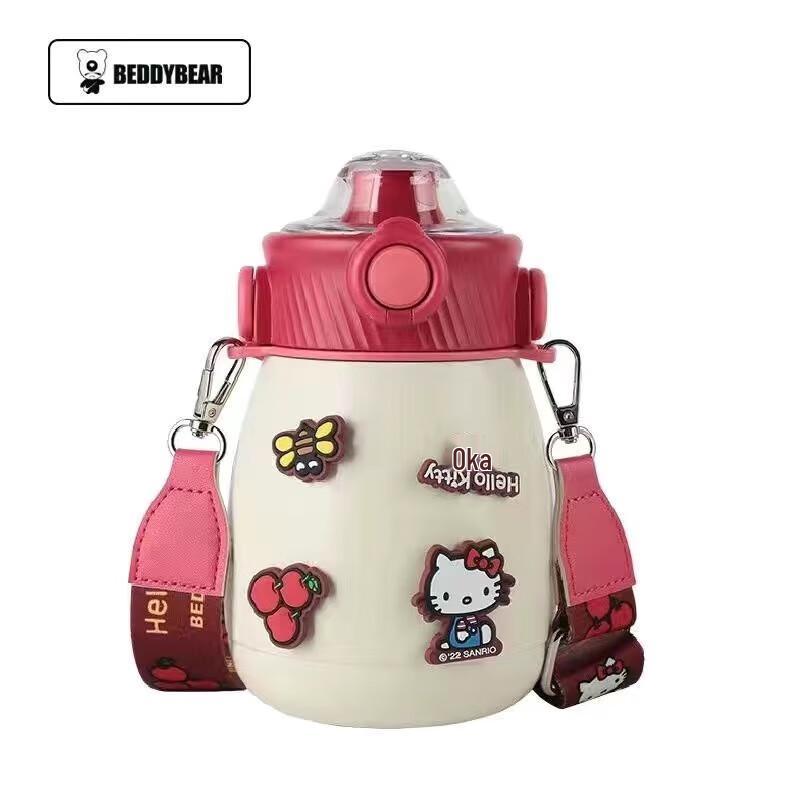 BEDDYBEAR Gluttonous KT 316 Stainless Steel Insulated Straw Bottle 850ml