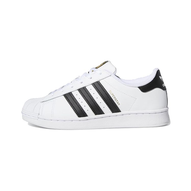 

Adidas Superstar J White Black Детские кроссовки Cloud-White Core-Black FU7714