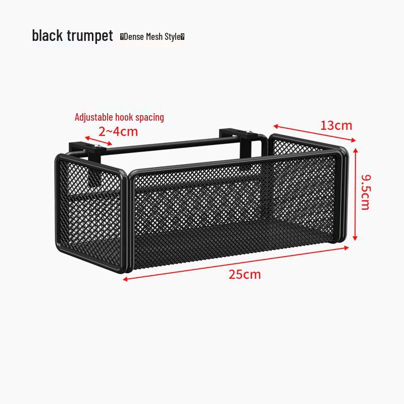 Adjustable Dormitory Bedside Hanging Storage Basket & Rack
