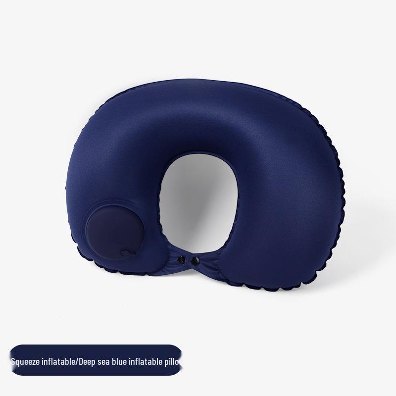 Inflatable U-Shaped Neck Pillow for Outdoor Travel