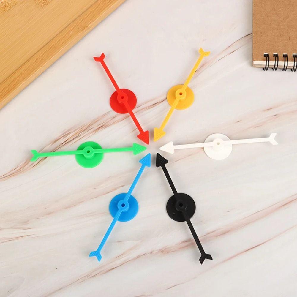 6PCS Children's Toy Plastic Rotating Arrow Pointer Board Game Arrow Spinner Arrow  Game Accessories