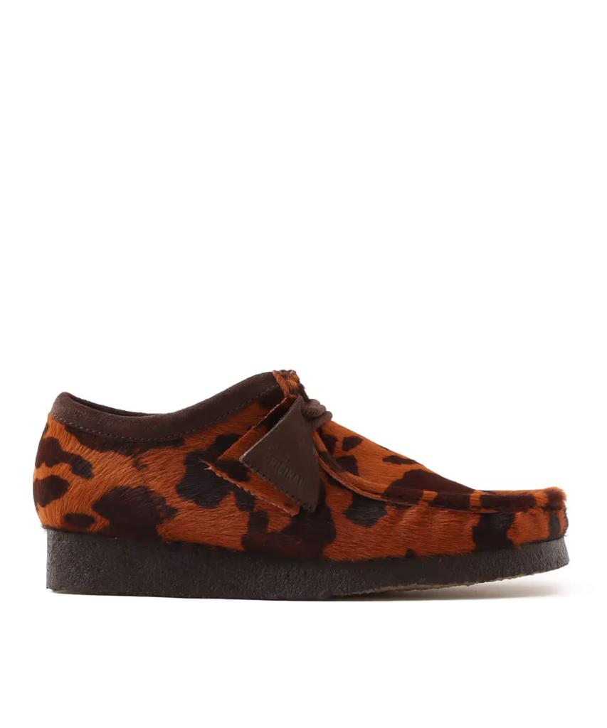 26183756 Clarks Wallabee Brown Cow Print (Men's)
